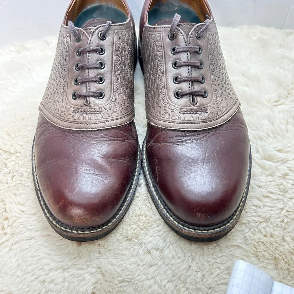 H.S. Trask Leather Saddle Shoes Oxfords‎ Dress Shoes - Men's 9N